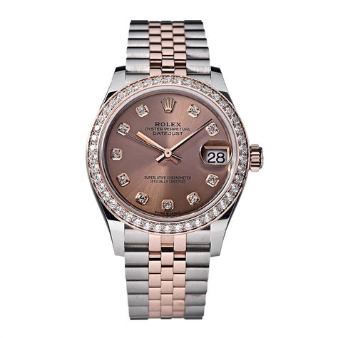 rolex oyster perpetual datejust rose gold ladies|rolex rose gold datejust price.